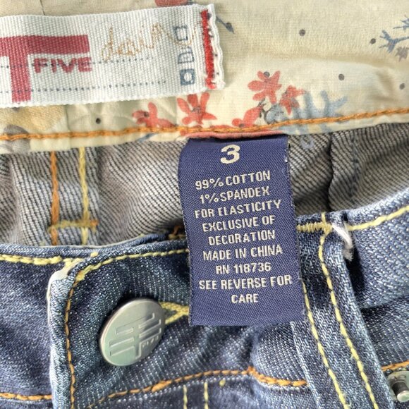T Five Denim Jeans Size 3 Low Rise - Picture 5 of 11